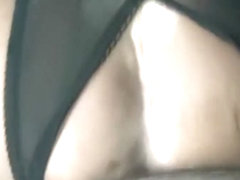 Riding a cunt-dripping creampie close up