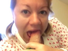 Baby Girl Swallows Daddy's Cum For Breakfast