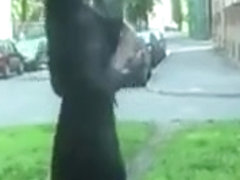 Beautiful Girl Flashing Her Body In Public