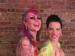 Vandal Vyxen - Txo lesbians and a cock - Freaky Punk Ass!