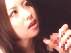 Horny Japanese slut Rune Tsukishiro in Best Facial, POV JAV video
