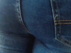 Touched big butt milfs in jeans 1