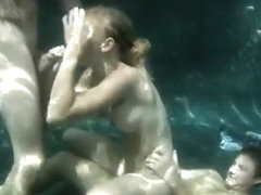 Underwater threesome