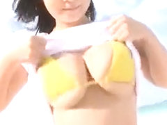 Japanese teen Rui Kiriyama big boobs
