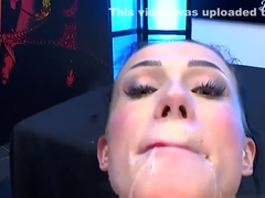 Banging and cums with facials on nicole love