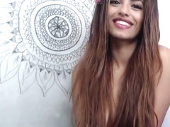 Beautiful Brazilian Girl play's on cam