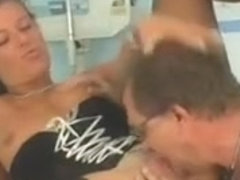 Fascinating Brunette With Perky Breasts Sucks And Fucks In The Clinic
