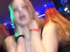 European party teens sucking dicks in the club