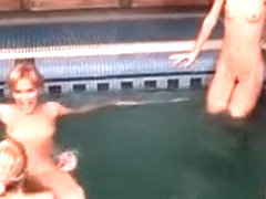 Pool Lesbian Fun With Naked Playful Natasha Shy