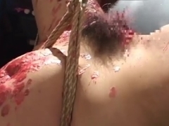 Japanese torture with ropes and hardcore fuck