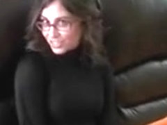 Kacie Castle hipster teen spreads pussy