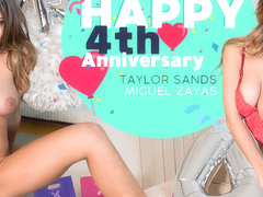 Miguel Zayas & Taylor Sands in Happy 4th Anniversary - VirtualRealPorn